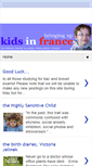 Mobile Screenshot of kidsinfrance.com